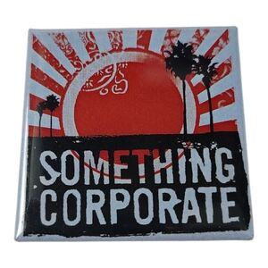 2003 Something Corporate 1.5" Square Magnet Y2K